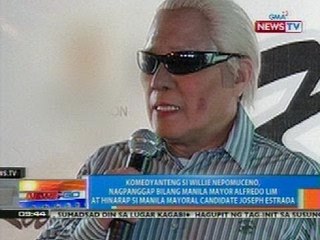NTG: Komedyanteng si Willie Nepomuceno, nagpanggap bilang Manila Mayor Alfredo Lim