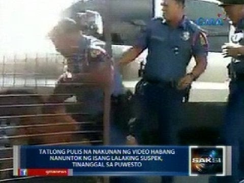 3 pulis-Tarlac na nakunan ng video na nanununtok ng isang lalaking suspek, tinanggal sa pwesto