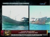 24Oras: Chinese fishing boat, sumadsad sa Tubbataha Reef