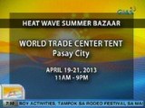 UB: Ilang Kapuso artists, makikiisa sa celebrity auction sa Heat Wave Summer Bazaar