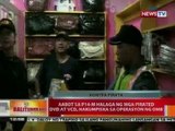 BT: P14-M halaga ng mga pirated DVD at VCD, nakumpiska sa operasyon ng OMB sa Baguio at Benguet