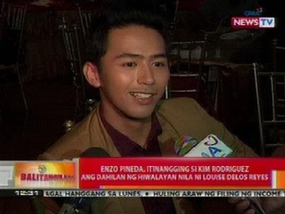 BT: Enzo Pineda, itinangging si Kim Rodriguez ang dahilan ng hiwalayan nila ni Louise Delos Reyes