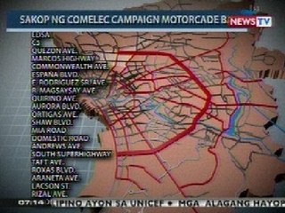 KB: Resolusyong nagbabawal sa motorcade campaign sa ilang kalsada, inaprubahan ng Comelec