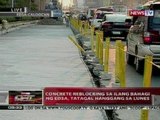 QRT: Concrete reblocking sa ilang bahagi ng EDSA, tatagal hanggang sa Lunes