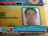BP: Reelectionist councilor sa Mangatarem, Pangasinan, sugatan matapos tamaan ng ligaw na bala