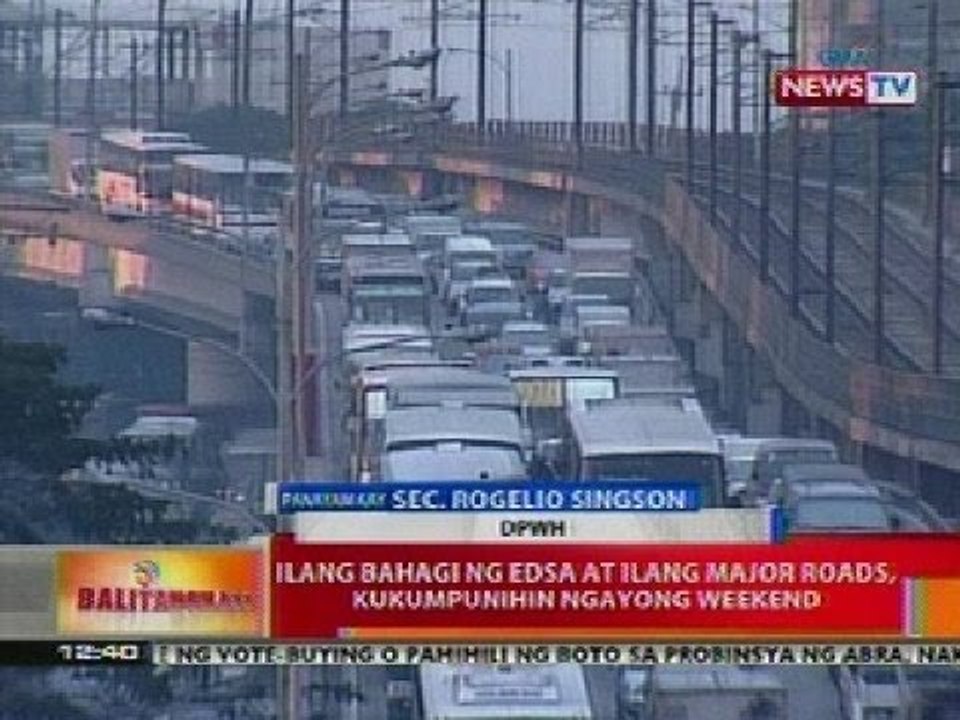 BT: Panayam kay Sec. Singson tungkol sa pagkukumpuni ng EDSA at ilang kalsada sa Metro Manila