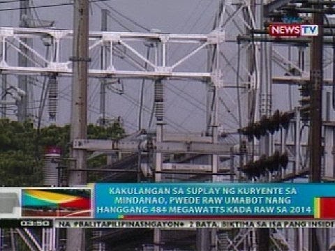 BP: Problema sa suplay ng kuryente sa Mindanao, pinangangambahang lumala