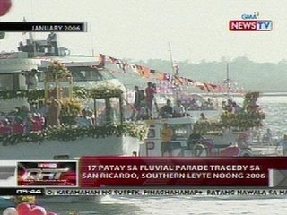 QRT: 17 patay sa fluvial parade tragedy sa San Ricardo, Southern Leyte noong 2006