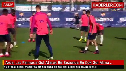 Arda, Las Palmas'a Gol Atarak Bir Sezonda En Çok Gol Atma Rekorunu Kırdı