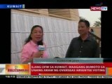 BT: Ilang OFW sa Kuwait, maagang bumoto sa unang araw ng overseas absentee voting