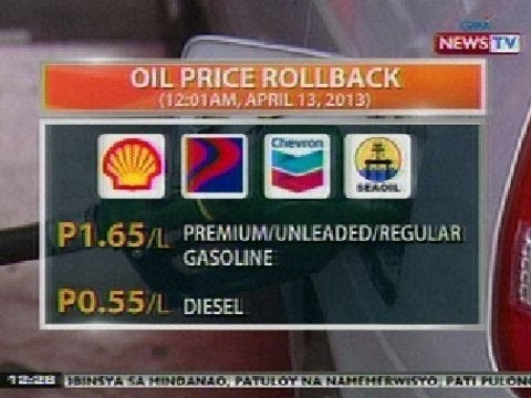 BT: Ilang oil companies, nagpatupad ng big time rollback