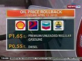 BT: Ilang oil companies, nagpatupad ng big time rollback