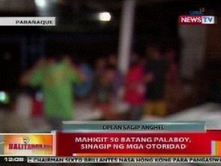 BT: Mahigit 50 batang palaboy, sinagip ng mga otoridad sa Parañaque