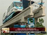 24 Oras: Pres. Aquino, sinubukan ang automated guideway transit system