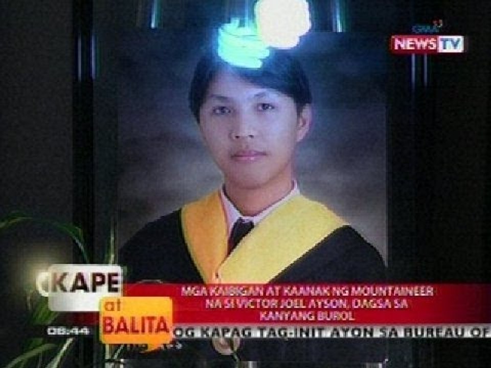 KB: Mga kaibigan at kaanak ng mountaineer na si Victor Joel Ayson, dagsa sa kanyang burol