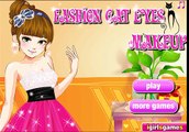 Fashion Cat Eyes Make Up Games-Dress Up Games-Girl Games
