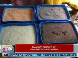 UB: Flavored crushed ice sa Cebu, isinasahog sa halo-halo