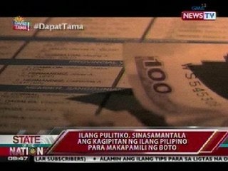 SONA: Vote buying, pananamantala sa mahihirap na botante