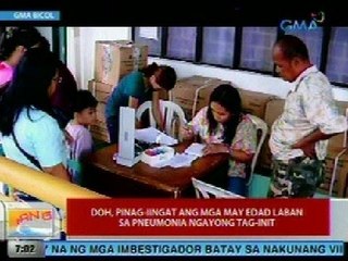 UB: DOH, pinag-iingat ang mga may edad vs pneumonia ngayong tag-init