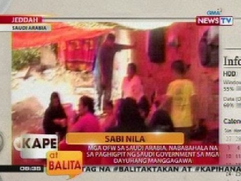 KB: Mga OFW sa Saudi Arabia, nababahala sa paghigpit ng Saudi govt sa mga dayuhang manggagawa