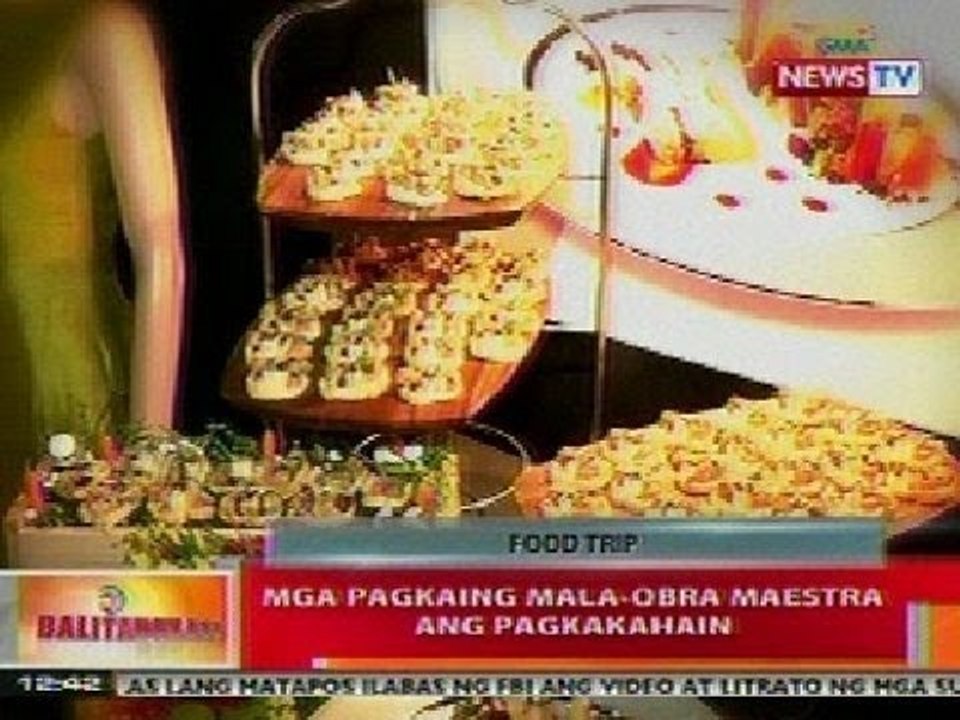 BT: Mga pagkaing mala-obra maestra ang pagkakahain