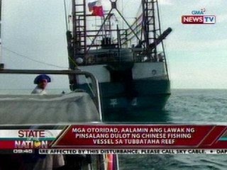 SONA: Sumadsad na Chinese fishing vessel sa Tubbataha, naialis na