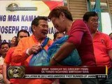 24 Oras: Erap, namigay ng grocery items sa Tondo ngayong birthday niya