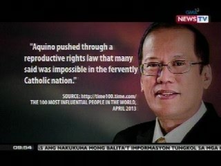 Pagkasama ni PNoy sa 100 Most Influential People ng TIME, ano ang bigat para sa mga Pinoy?