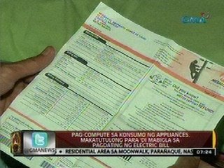 Pag-compute sa konsumo ng appliances, makatutulong para 'di mabigla sa pagdating ng electric bill