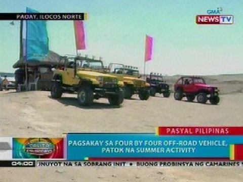 BP: Pagsakay sa 4X4 off-road vehicle sa Paoay, Ilocos Norte, patok na summer activity