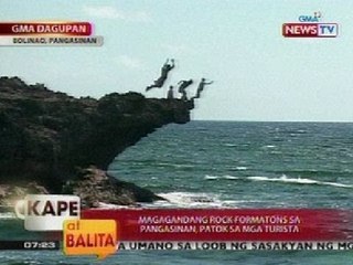 KB: Magagandang rock formations sa Pangasinan, patok sa mga turista