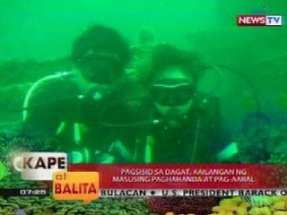 KB: Pagsisid sa dagat, kailangan ng masusing paghahanda at pag-aaral