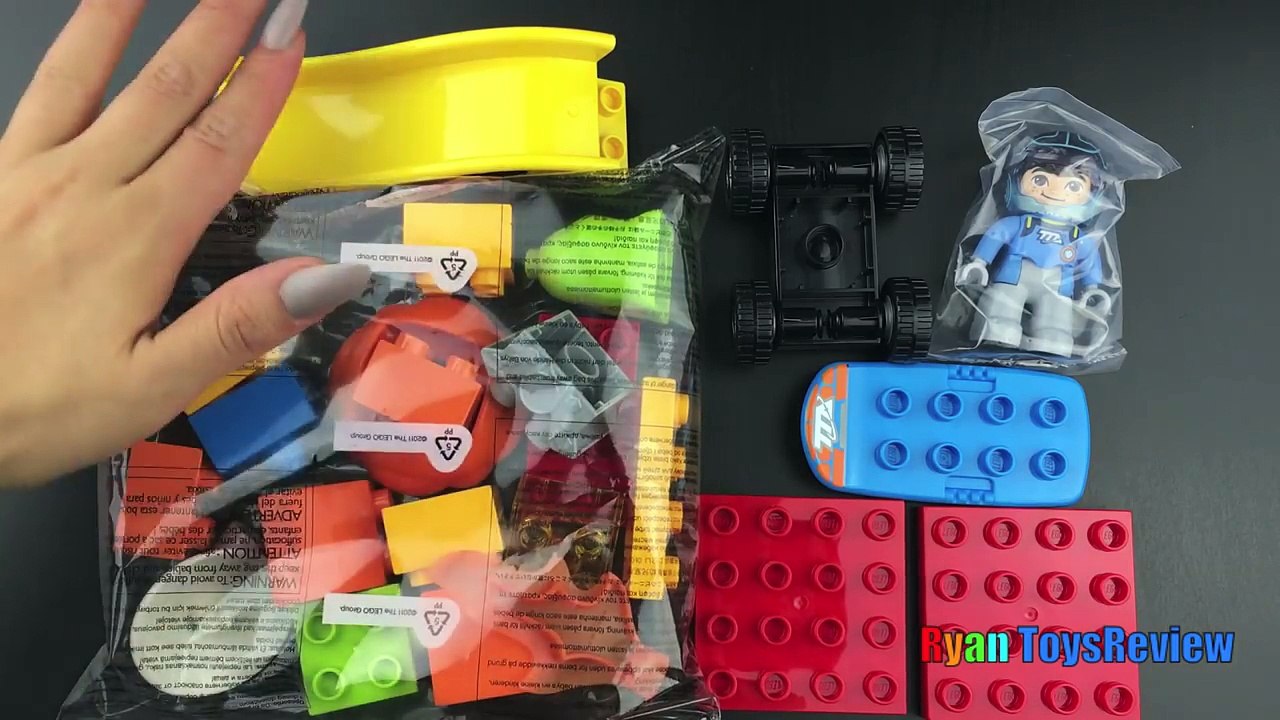 Lego Duplo Milles from Tomorrowland Disney Junior Marvel Spiderman Egg Surprise Toys Thomas Train