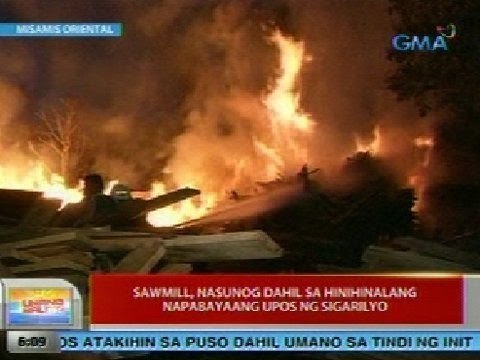 UB: Sawmill sa Misamis Oriental, nasunog