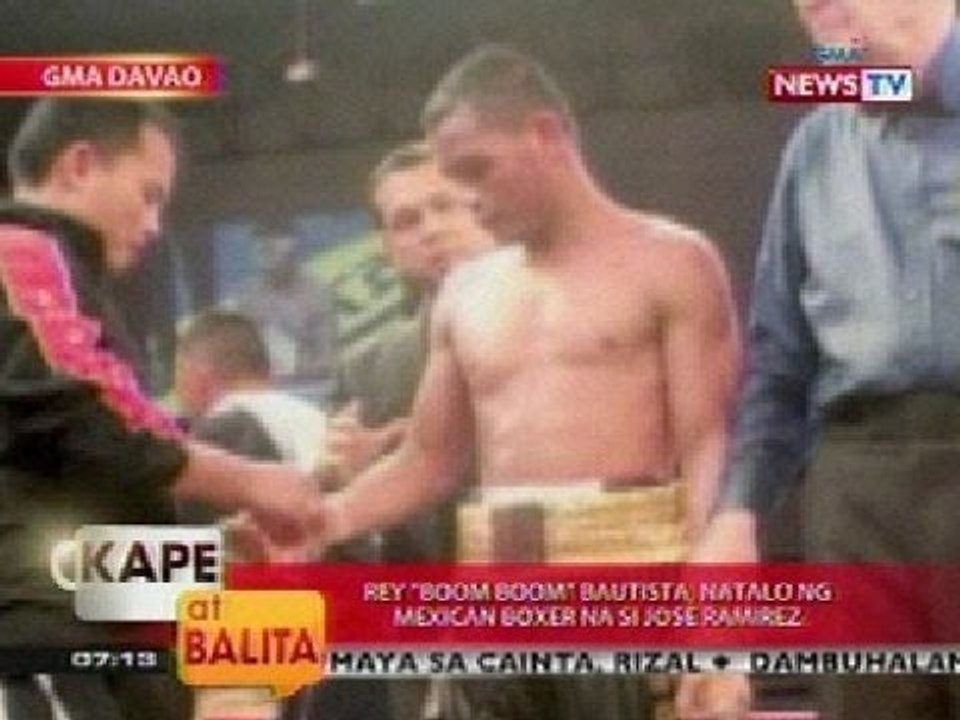 KB: Rey 'Boom Boom' Bautista, natalo sa Mexican boxer na si Jose Ramirez