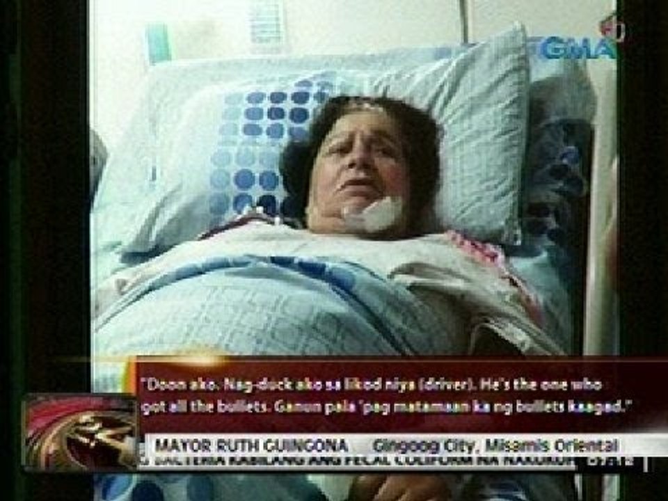 24 Oras: Hinala ni Mayor Ruth Guingona, may bahid-politika ang pamamaril ng NPA sa kanya