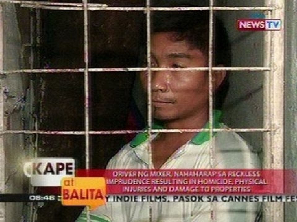 KB: Driver ng cement mixer na sangkot sa aksidente, humingi ng tawad sa pamilya ng nasawi
