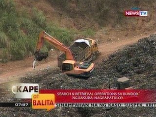 KB: Search and retrieval operations sa bundok ng basura, nagpapatuloy