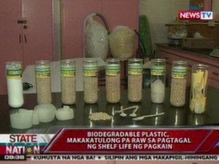 SONA: Biodegradable plastic, naimbento ng DOST