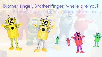 nursery rhymes preschool - cartoons for kids - Yo Gabba Gabba Finger Family Song