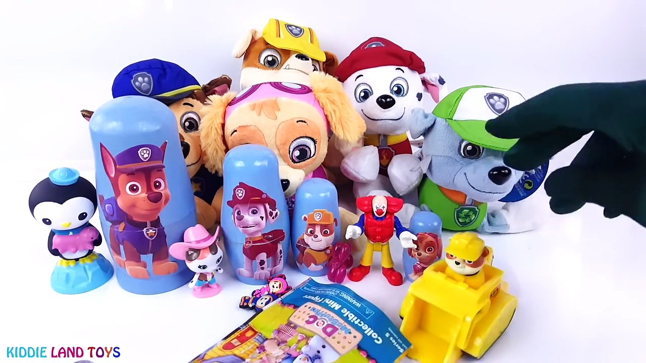 Paw Patrol PJ Masks Nesting Dolls Stacking Cups Matryoshka Toy Surprises