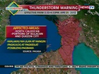 BP: Weather update as of 3:59 p.m. (Apr 26, 2013)