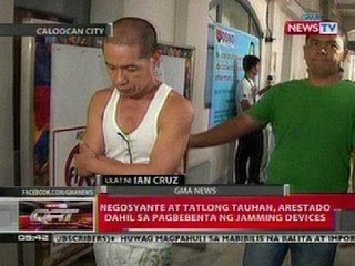 QRT: Negosyante at 3 tauhan, arestado sa pagbebenta ng jamming device sa Caloocan