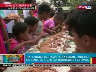 BP: Iba't ibang inihaw na pagkain, inihain sa boodle fight sa Barbeque Festival