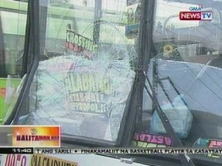 BT: 2 jeep at isang bus nagkarambola sa Commonweath Ave.