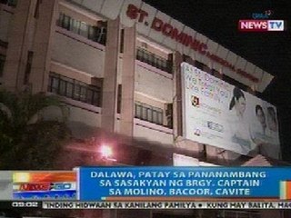 NTG: 2, patay sa pananambang sa Bacoor, Cavite