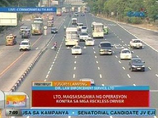 UB: LTO, magsasagawa ng operasyon vs mga reckless driver