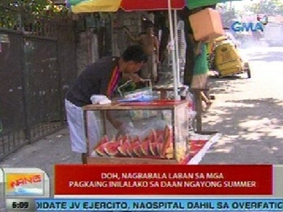 UB: DOH, nagbabala vs mga pagkaing inilalako sa daan ngayong summer