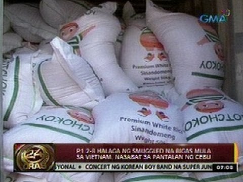 24 Oras: P1.2-B halaga ng smuggled na bigas mula sa Vietnam, nasabat