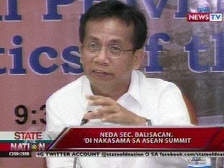 Hindi pagsama ng NEDA Secretary sa ASEAN Summit, wala raw kinalaman sa poverty survey